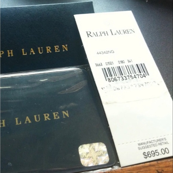 RALPH LAUREN Brown Green Tartan Plaid Crossbody Messenger Computer Work Bag VTG - Picture 11 of 17